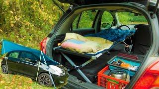 Tiny Hatchback Camper Conversion *Super Cheap And Easy*