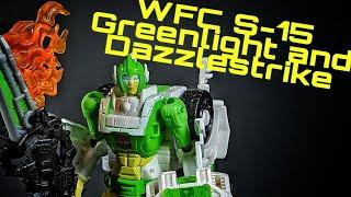 Transformers War For Cybertron Siege  WFC S-15 Greenlight and Dazzlestrike