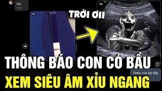 Thông báo CÓ BẦU thử phản ứng của mẹ cô gái khiến mẹ XỈU NGANG khi xem siêu âm  Tin Nhanh 3 Phút