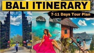 Best BALI ITINERARY for 78911 Days  BALI travel guide from INDIA  Best places to visit in BALI