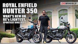 Royal Enfield Hunter 350 Walkaround  RE’s light & zippy street bike  Specs Features and Price