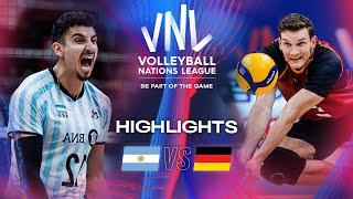  ARG vs.  GER - Highlights  Week 1  Mens VNL 2024