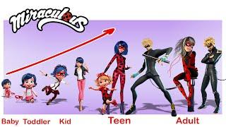 Miraculous Ladybug Growing Up  Compilation  Star WOW