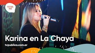 Karina en La Chaya - Festival País 2022