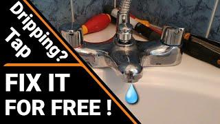 How To FIX a LEAKING Tap STOP A Dripping bath Tap