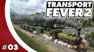 Alpenkarte - Personenzug mit Gewinn - Lets Play - Transport Fever 2 0302 Gameplay DeutschGerman