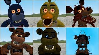 NEW ALL FNAF MOVIE ANIMATRONICS JUMPSCARES in Garrys Mod