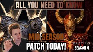 HUGE Diablo 4 Patch Coming TODAY - ALL YOU NEED TO KNOW Season 4