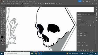 Tattoo Design in Illustrator using pen tool