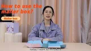 How to use a Jinshun Custom Mailer Box?