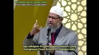 wanita kristen ini masuk islam setelah mendengar jawaban dri zakir naik