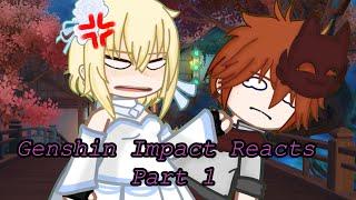 Genshin Impact Reacts · Female MC  GCRV  Original Style? · ️SLIGHT Lumine Harem️