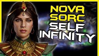 Crazy Powerful Self Infinity Nova Sorceress - Diablo 2 Resurrected