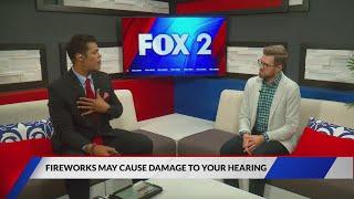 Fireworks may cause damage to your hearing