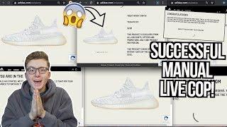 SUCCESSFUL Adidas Yeezy REFLECTIVE Yeshaya 350 V2 Manual Live Cop  FINALLY SECURED