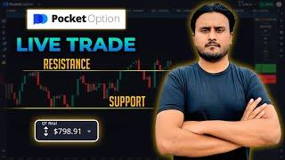 Pocket option support and resistance strategy  How to find support and resistance pocket option