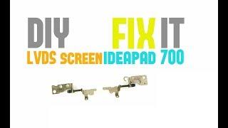 LENOVO 700 - how to replace LCD back cover and frame on 700-15 5CB0K85923 Rear Cover replacement