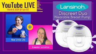 Lansinoh Discreet Duo Wearable Pump \\ LIVE with Allison Tolman and Jessica Anderson