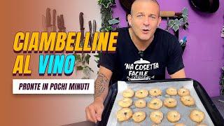 Tutte le CIAMBELLE al VINO escono col buco? La mia RICETTA facile facile