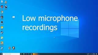 Low or distorted volume from your microphone or speakers windows 10