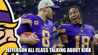 Justin Jefferson Has Classy Words About Kirk Cousins on The Rich Eisen Show