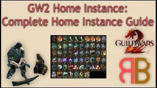 GW2  How to Fill Your Home Instance NPCs Nodes and Cats