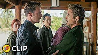 Steve Natasha & Scott Visit Tony Stark Scene  Avengers Endgame 2019 IMAX Movie Clip HD 4K