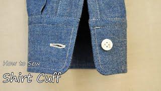 How to sew shirt cuffs