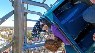 Riding Iron Gwazi At Busch Gardens Tampa  The Worlds Fastest & Steepest Hybrid Roller Coaster
