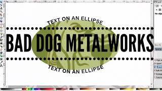 How To Put Text On An Ellipse In Inkscape