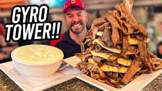 Coliseums Man vs Food Greek Gyro Challenge After Losing 100lbs