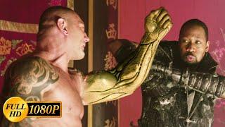 Iron Fist X-Blade and Russell Crowe vs Dave Bautista and other thugs  The Man with the Iron Fists