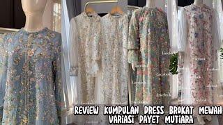 Model Gamis Brokat Terbaru Trending Toko Lacelook  Dress Kondangan Kekinian  Trending Fashion