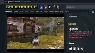 Embed video or collection twitch in gamebanana