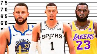 I Made Every Player Wembys Height