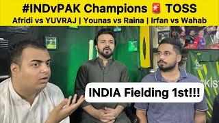 India Fielding 1st IND vs PAK Champions   Pakistan Reaction on WCL Afridi vs Yuvraj