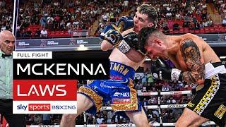 THREE-ROUND SLUGFEST   Stevie McKenna v Joe Laws  Full Fight