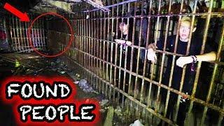 people inside EXPLORING ABANDONED INNER CITY PRISON