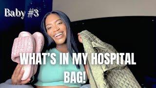 WHAT’S IN MY HOSPITAL BAG FOR LABOR AND DELIVERY 2023 36 weeks pregnant