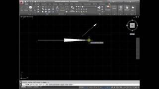 How to draw an arrow in AutoCAD