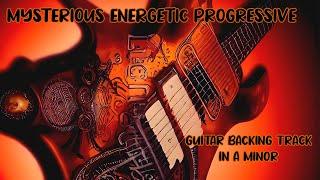 Mysterious Energetic Progressive Guitar Backing Track in A Minor