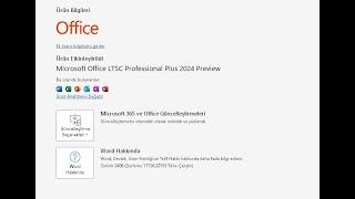 Microsoft Office 2024 Ücretsiz Full Sürüm Kurulum