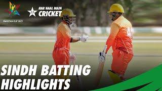Sindh Batting Highlights  Southern Punjab vs Sindh  Pakistan Cup 2021  PCB  MA2T