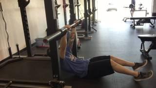 Bodyweight Row Reverse Push Up