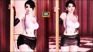 DOA 5 Momiji Tifa Lockhart Costume mod 4K  Pole Dance 