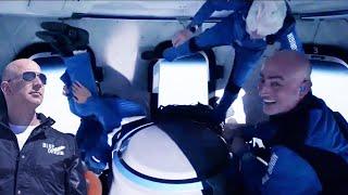 This is what Jeff Bezos did while in space  Blue Origin Launch