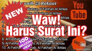 BACAAN IMAM TARAWIH 20 ROKAAT 3 WITIR