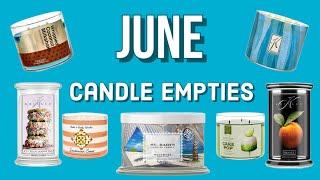 JUNE Candle Empties BBW Homeworx Kringle & Goose Creek