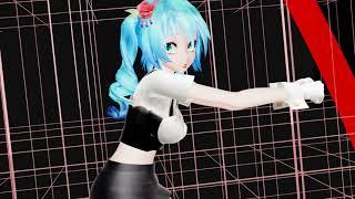 MMD Tda Haku and Miku Mini Skirt  Glide 