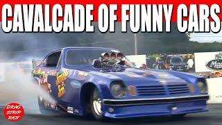 Nostalgia Funny Cars Drag Racing Maple Grove Raceway